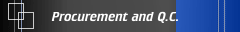 Procurement and Q.C.